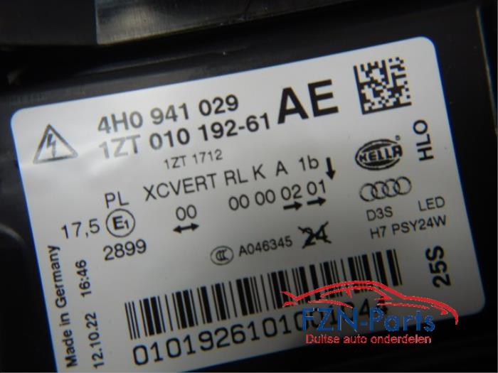 Audi A8 4H Koplamp Xenon LED Links