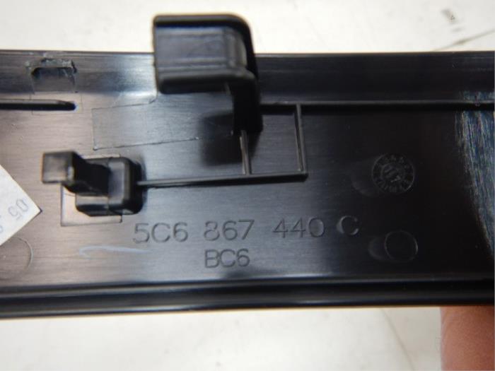 VW Jetta 5C Interieurlijsten Sierlijsten Set Portier Chrome