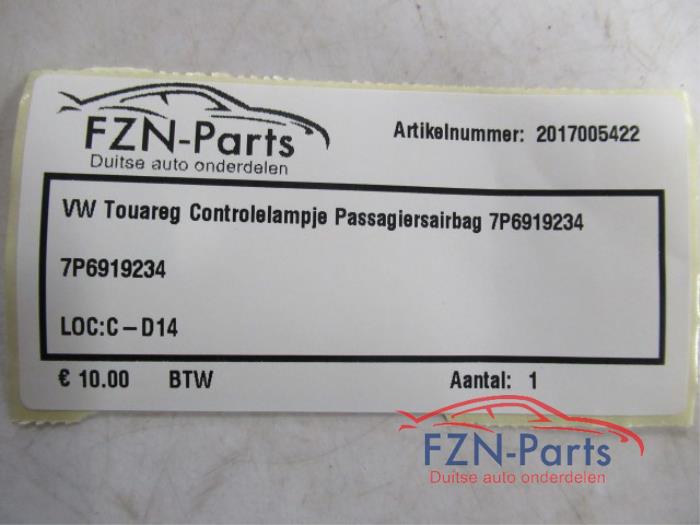 Airbag controle lampje Volkswagen Touareg (22743420)