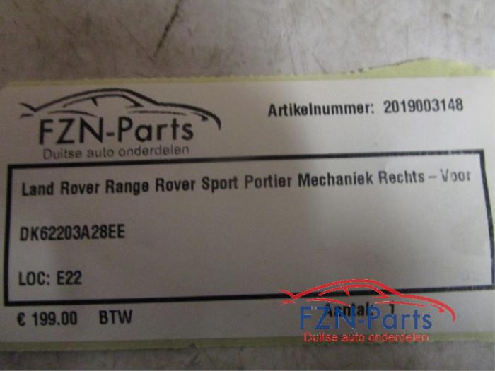 Land Rover Range Rover Sport Portier Mechaniek Rechts-Voor