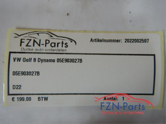 Dynamo Volkswagen Golf (22729075)