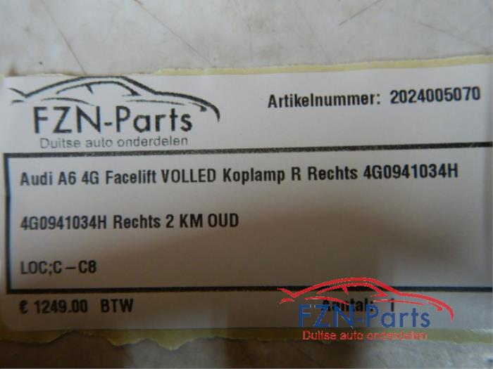 Audi A6 4G Facelift VOLLED Koplamp Rechts R