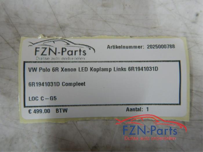 Koplamp links Volkswagen Polo (22721865)