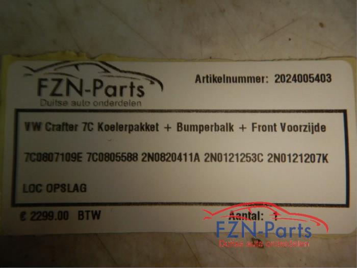 Koelerset Volkswagen Crafter (22726838)