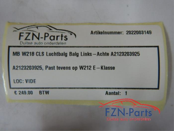Mercedes-Benz W218 Luchtbalg Links-achter