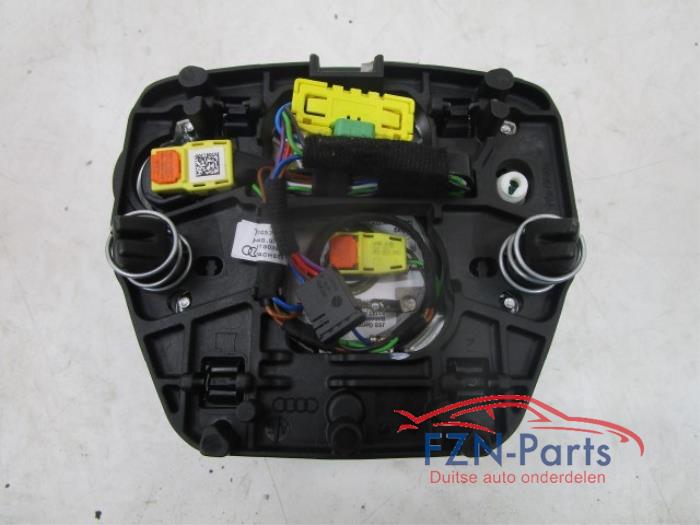 Audi A6 A7 4K Stuurairbag Leer Zwart Stiksel