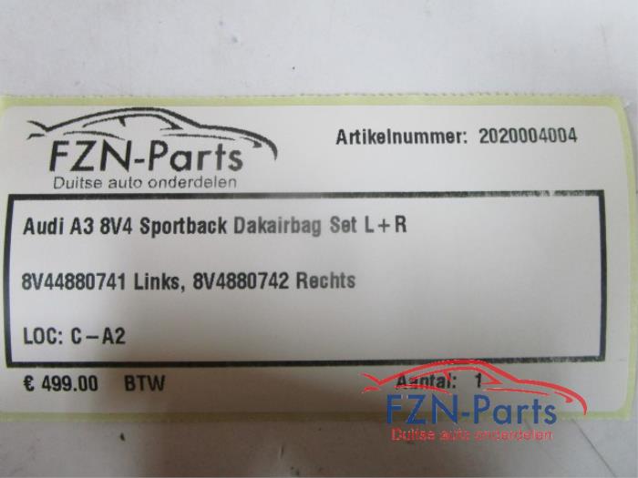 Hemel Airbag Audi A3 (22739278)