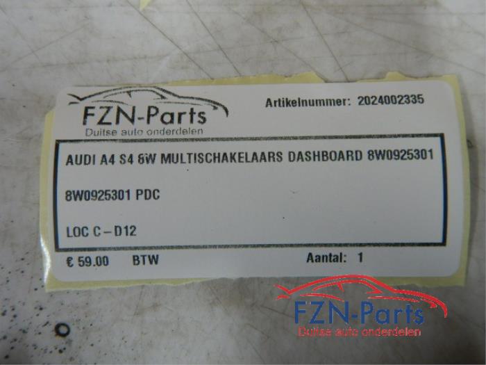 Audi A4 S4 8W Multischakelaars Dashboard