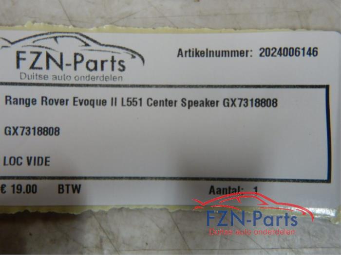 Luidspreker Landrover Evoque (22743976)