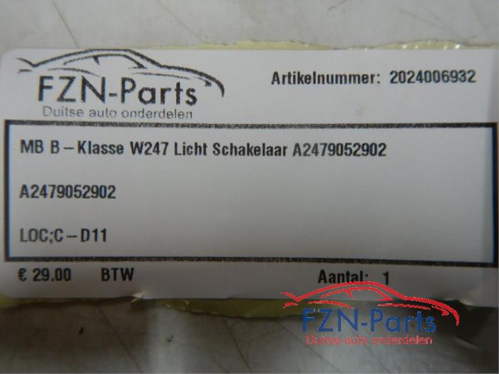 Schakelaar (diversen) Mercedes B-Klasse (22743457)