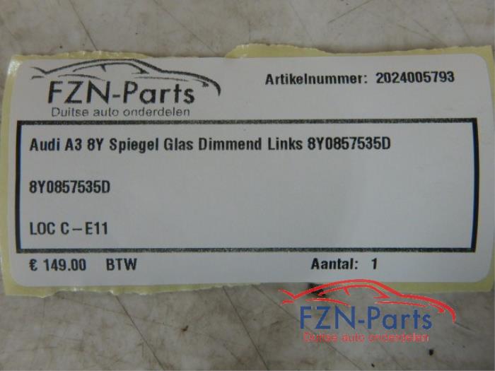 Spiegelglas links Audi A3 (22726038)