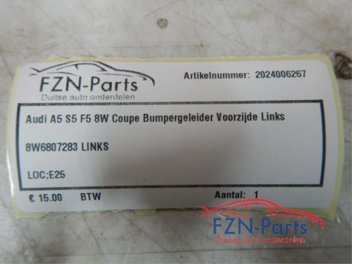Audi A5 S5 F5 8W Coupe Bumpergeleider Voorzijde Links