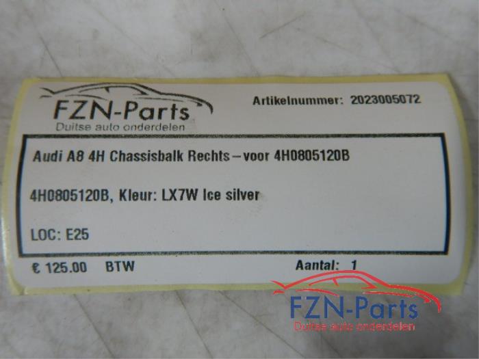 Chassisbalk voor Audi A8 (22738034)