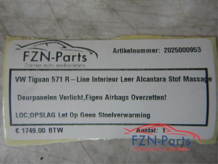 Bekleding Set (compleet) Volkswagen Tiguan (22740379)