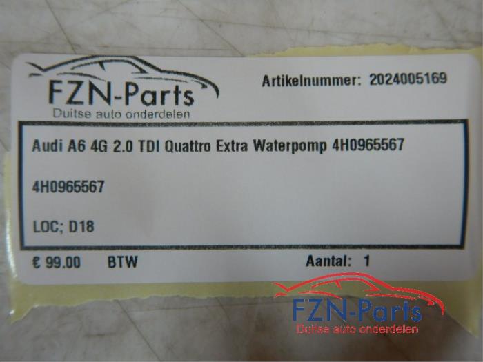 Extra waterpomp Audi A6 (22729273)