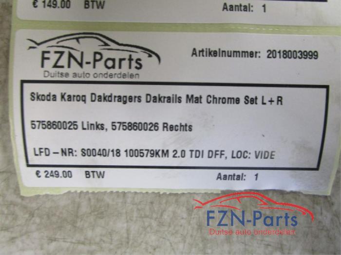 Dakrail set Skoda Karoq (22733665)