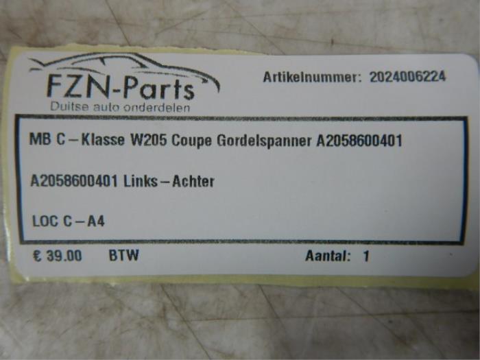 Gordelverklikker module Mercedes C-Klasse (22745183)