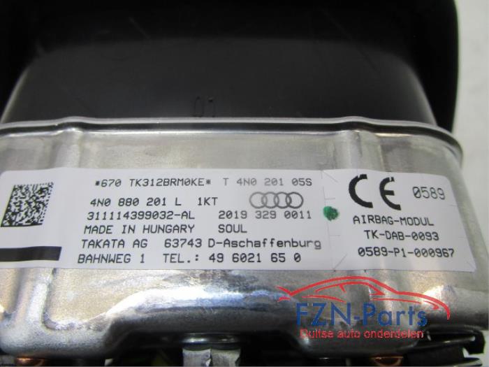 Audi A6 A7 4K Stuurairbag Leer Zwart Stiksel