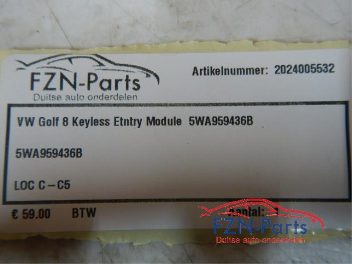 VW Golf 8 5H Keyless Entry Module