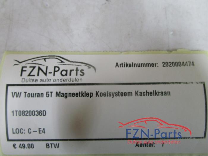 Kachelkraan Mechanisch Volkswagen Touran (22741467)