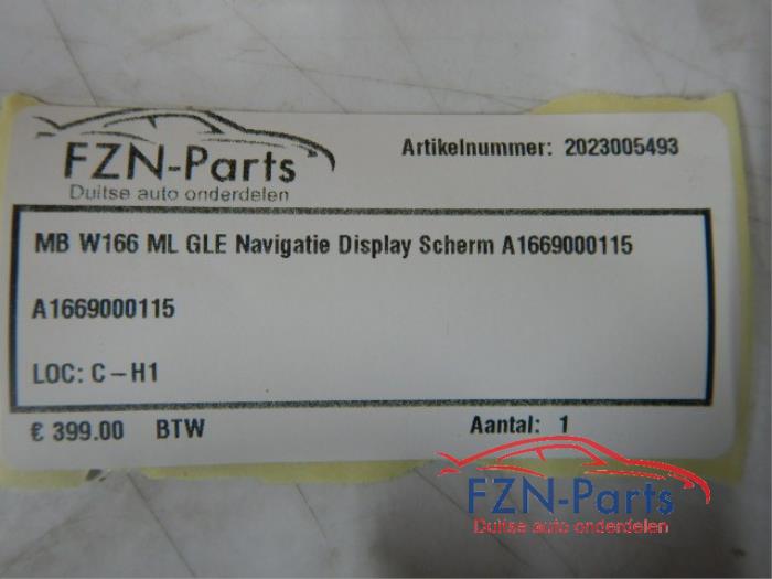 Navigatie Display Mercedes ML-Klasse (22736809)