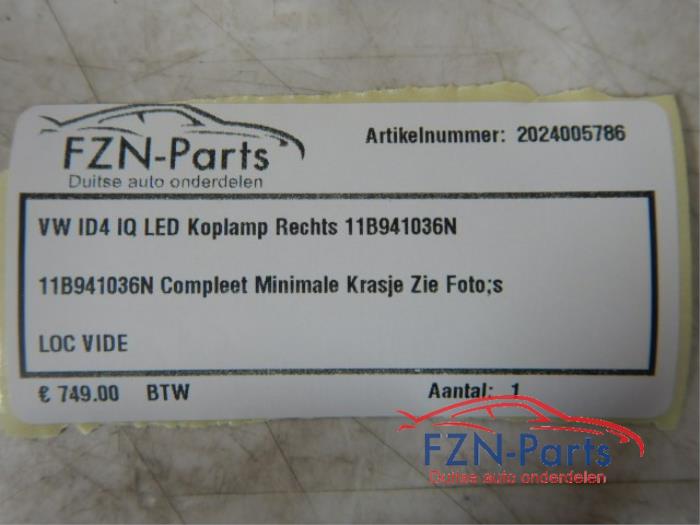 VW ID4 IQ-Led Koplamp Rechts