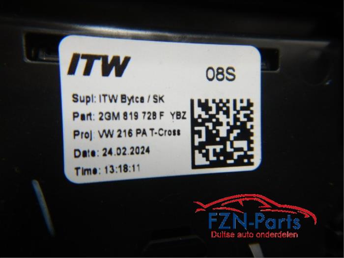 Luchtrooster Dashboard Volkswagen T-Cross (22735938)