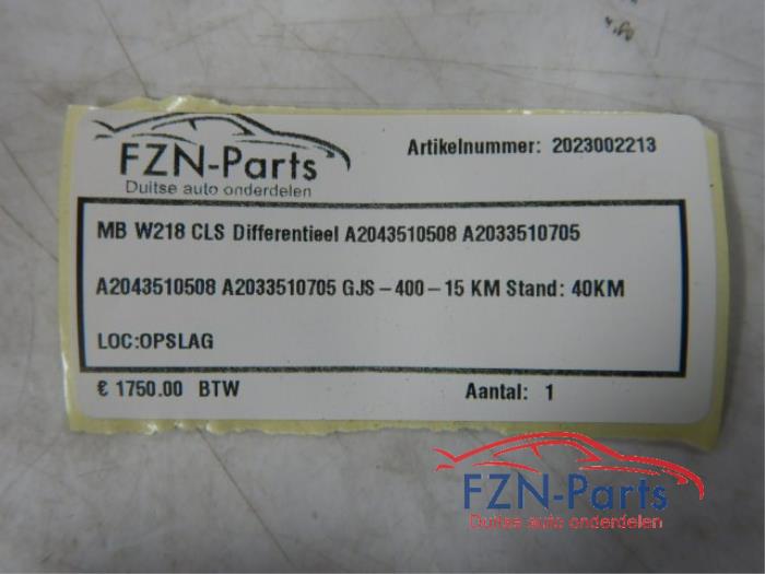 Differentieel achter Mercedes CLS-Klasse (22733842)