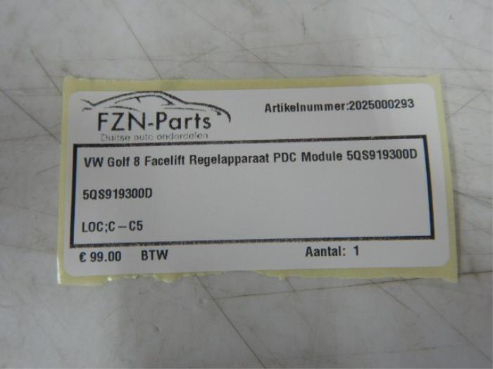 VW Golf 8 Facelift Regelapparaat PDC Module