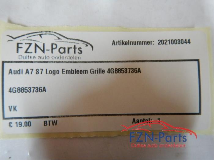 Embleem Audi A7 (22729197)