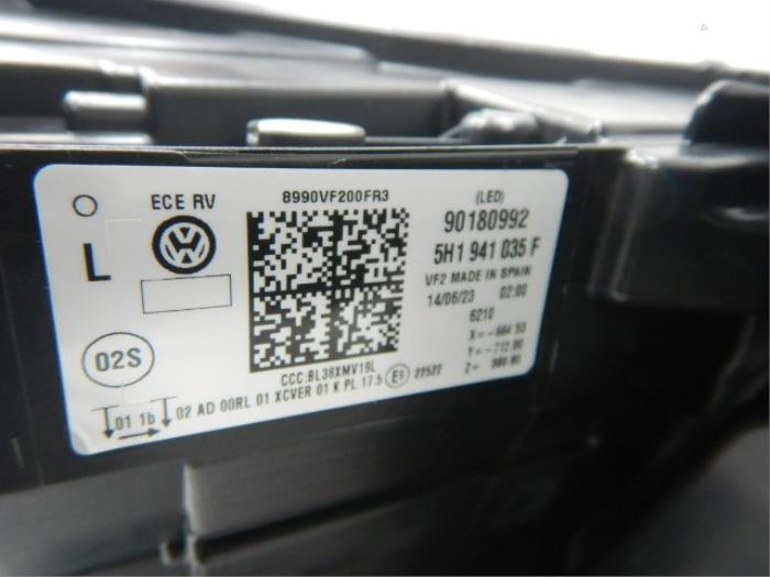 VW Golf 8 IQ LED Koplampen set Set Chrome L + R