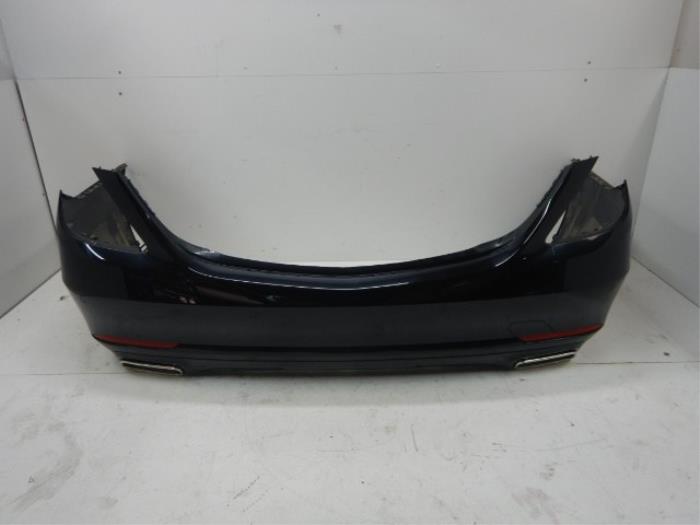Mercedes-Benz S-Klasse W222 Achterbumper 6PDC Kleur: Obsidian Black