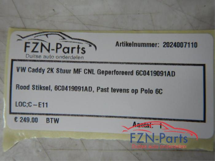 VW Caddy 2K Stuur MF CNL F1 Geperforeerd