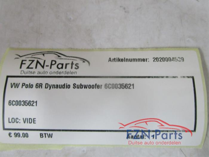 Subwoofer Volkswagen Polo (22745697)