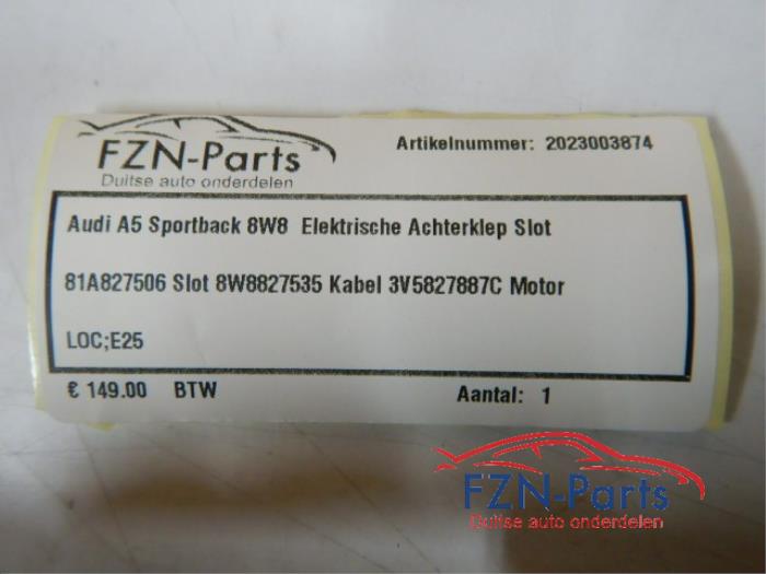 Achterklep motor Audi A5 (22740121)
