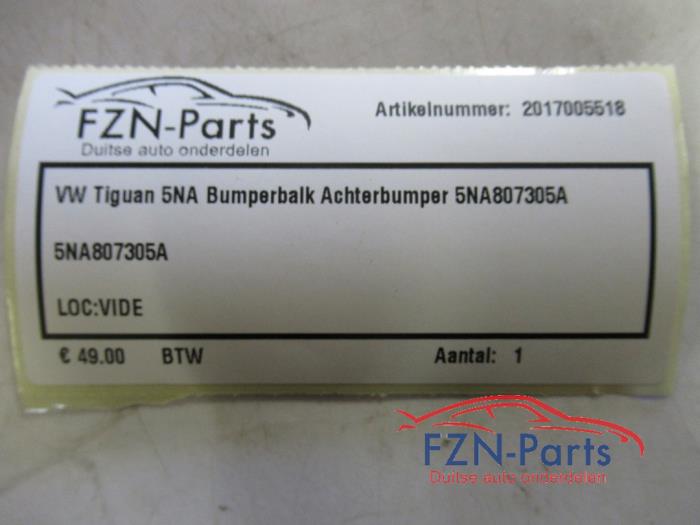 VW Tiguan 5NA Bumperbalk Achterbumper