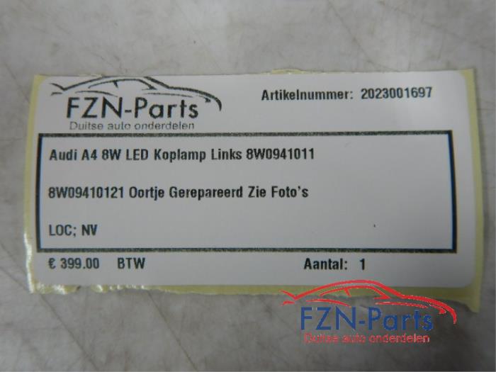 Audi A4 8W LED Koplamp Links