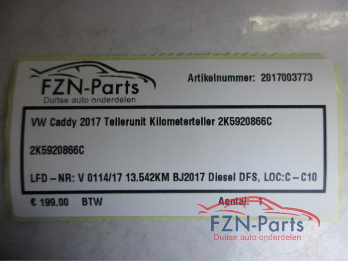 Kilometerteller KM Volkswagen Caddy (22735274)
