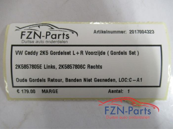 Veiligheidsgordel Set voor Volkswagen Caddy (22729007)
