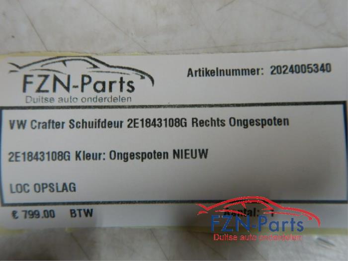 Schuifdeur rechts Volkswagen Crafter (22738437)
