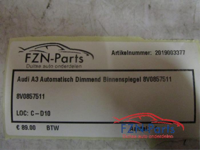 Audi A3 Automatisch Dimmend Binnenspiegel