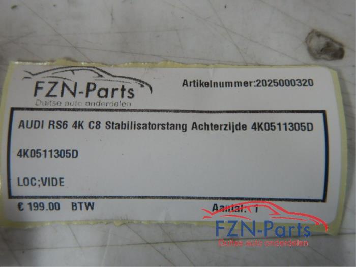 Audi RS6 4K C8 Stabilisatorstang Achterzijde