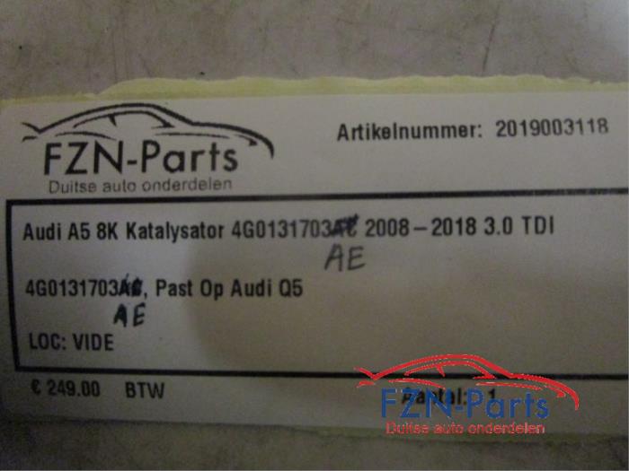 Audi A5 Katalysator 3.0 TDI 2008-2018