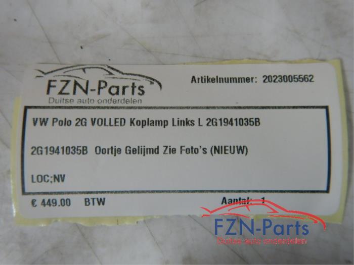 Koplamp links Volkswagen Polo (22721894)