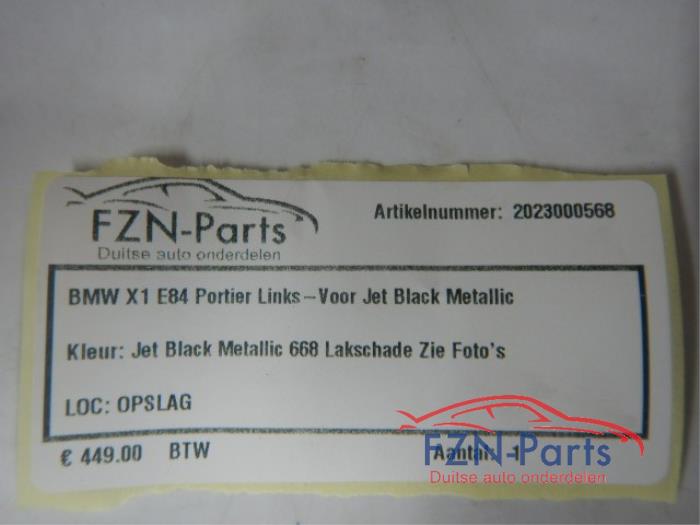 Portier 4Deurs links-voor BMW 1-Serie (22723342)