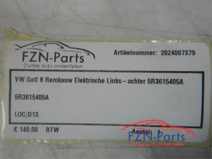 VW Golf 8 Remklauw Elektrische Links-achter