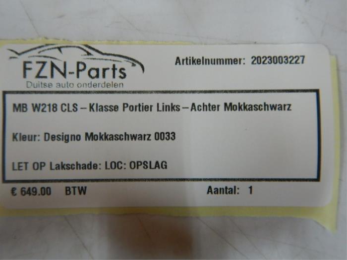 Portier 4Deurs links-achter Mercedes CLS-Klasse (22723562)