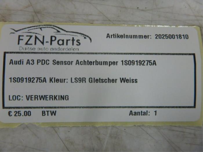 Audi A3 8P PDC Sensor Achterbumper