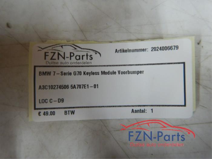 Module keyless vehicle BMW 7-Serie (22736412)