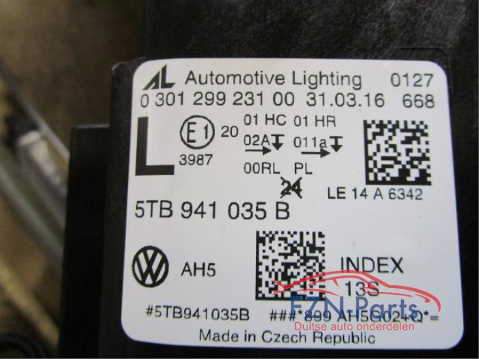 Koplamp links Volkswagen Touran (22721853)